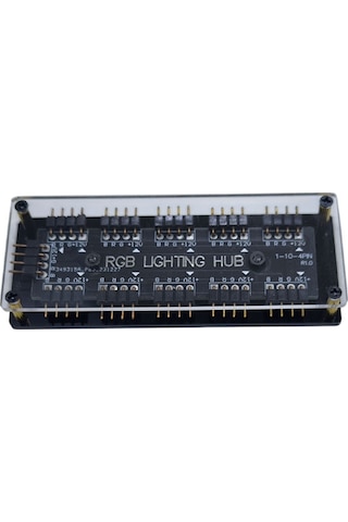 Rgb Led Fan Şerit Hub Splitter 10 Port 12v 4 Pin Kablo Çoklayıcı -