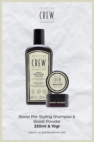 Crew Boost Shampoo 250ml & Boost Powder 10g Diğer