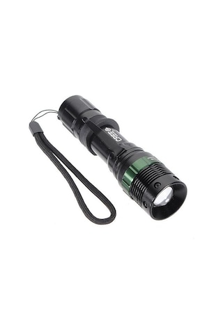 Wealthglow Guangdong Spirit Cree Q5 Led 1000lm 7w Zumlanabilir 18650 Aaa El Feneri Siyah