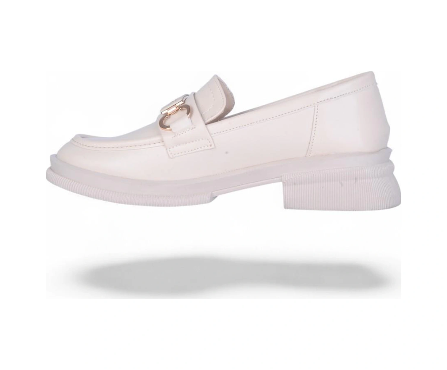 Ayakcenter Nhr1 Kadın Loafer Ayakkabı Krem