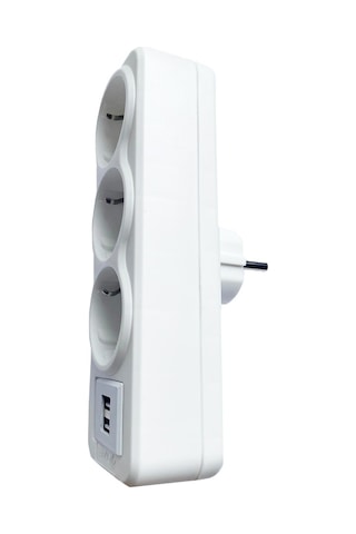 Far F-08 2 Usbli 3Lü Golyat Fiş Priz