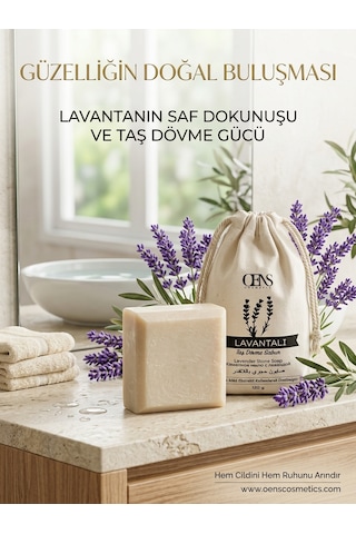 Lavantalı Taş Dövme Sabun Lavantalı Taş Dövme Sabun