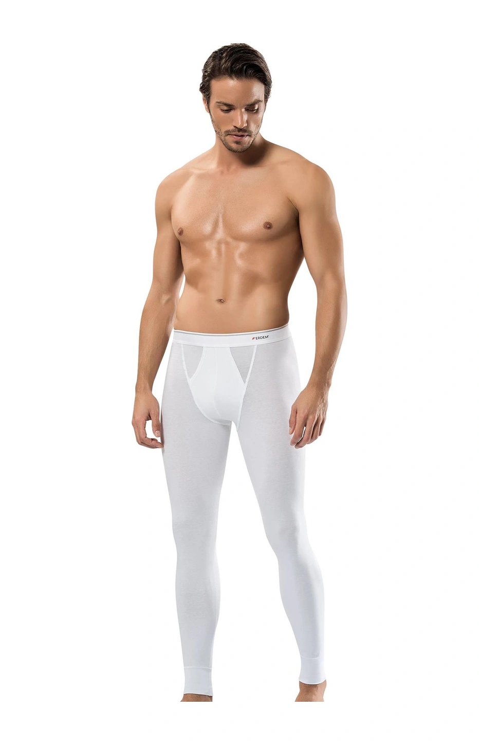 Erdem Beyaz Erkek İnce Termal İçlik İçlik Tayt 1457 Beyaz