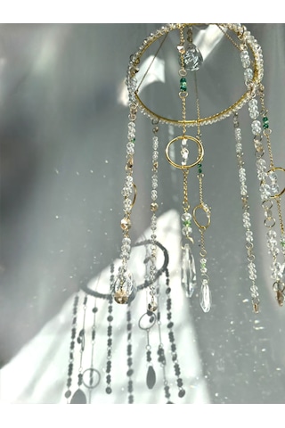 Gğneş Kapanı, Cam Süs Kristal Dekoratif Obje, El Yapımı Işık Yansıtıcı, Balkon Süsü , Estetik Avize Kristali Süs ,suncatcher Tek Parça