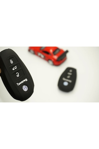 VW Volkswagen Uyumlu Touareg 2010-2018 Modeller Silikon Anahtar Kılıf Se