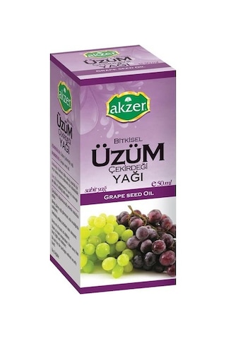 Akzer Üzüm Çekirdeği Yağı 50 ML