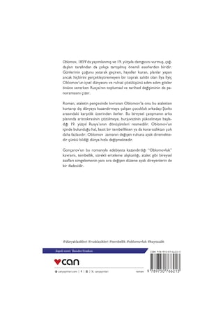 Oblomov / İvan Aleksandroviç Gonçarov / 9789750766213