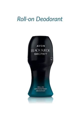 Avon Black Suede Secret Erkek Parfüm EDT 75 ML + Black Suede Secret Erkek Roll-On Deodorant 50 ML