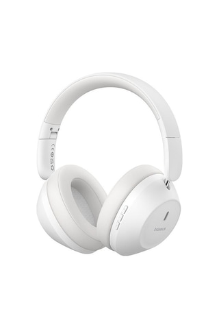 Baseus Bass 30 Max Kablosuz Kulaklık Bluetooth 5.3 40mm Bas Güçlendirici Diyafram 50 H Kulaklık Üzerinden Ultra Düşük Gecikme Kulaklık