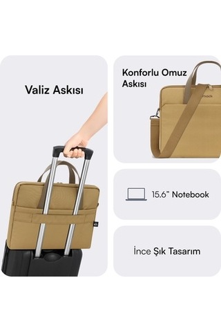 15.6" Notebook Çantası, Ergonomik Ve Koruyucu Tasarım