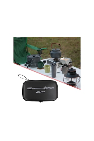 Suntek Açık Hava Kamp Meşalesi Saklama Çantası Siyah