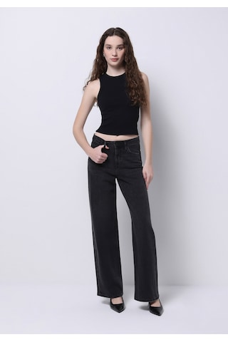 Colin's Colins Regular Fit Yüksel Bel Geniş Paça Kadın İndigo Jean Pantolon Cl1073217 Q1.v1 Dn03277 Denim