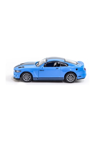 1:36 Ölçekli Die-Cast Mavi Spor Araba