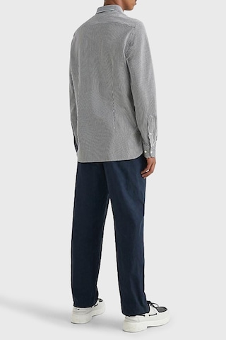 Tommy Hilfiger Erkek Gömlek Mw0mw30678 0a4 Beyaz-mavi Beyaz - Mavi