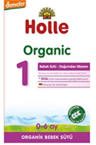 Holle 1 Organik Bebek Sütü 400 G 5 Adet