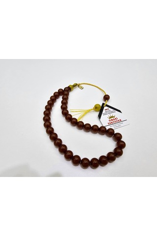 Omari İmzalı Sertifikalı Alman Faturan Sıkma Kehribar Tesbih 11x1 17406769
