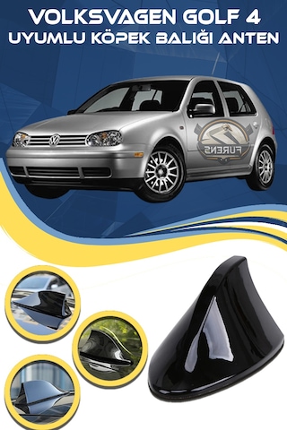 Volksvagen Golf 4 Uyumlu Oto Balık Sırtı Anten Elektrikli Köpekbalığı Balina Tavan Anten