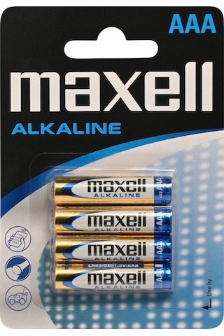 Maxell Lr03 Aaa Lin İnce Kalem Pil 4 Lü Paket Blister