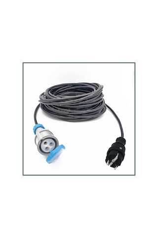 Tekne Ve Karavan Enerji Besleme Kablosu 10m. Pur Kablolu V2