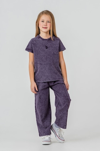 U.s Polo Assn. Kız Çocuk Mor Pijama Takımı Us2529-c-v4 Mor
