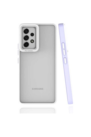 Galaxy Uyumlu A53 5g Kılıf Zore Mima Kapak Lila