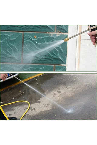 Geeksen Yüksek Basınçlı Araç Yıkama Tabancası - 4 Ayarlı Püskürtme Modlu Bakır Gövdeli