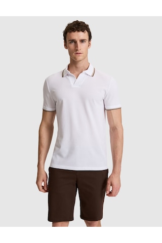 Pierre Cardin Erkek Beyaz Tişört 50327845-vr013