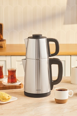 Karaca Tea Break Inox Çelik Su Isıtıcı & Çay Makinesi