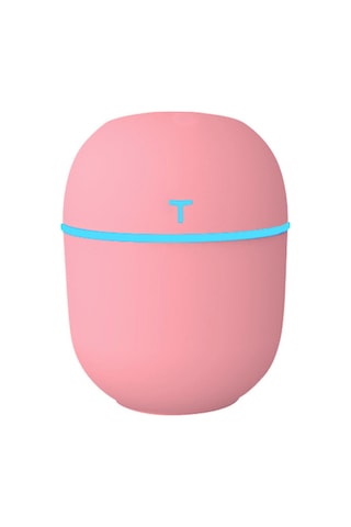 Yifomall Usb Ultrasonik Nemlendirici Ve Yağ Dağıtıcı - 200ml Tank, Otomatik Kapatma, Küçük Gece Lambası, Pembe Ev Ofis Araç İçin