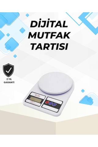 Tek Hassas Tartım İçin Dijital Mutfak Terazisi 10kg / 1g Najmaddin Diğer