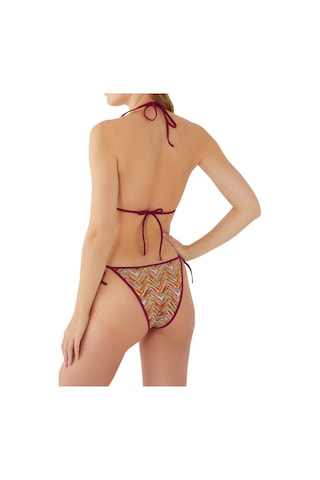 Missoni Çizgili Üçgen Bikini Seti Çok Renkli