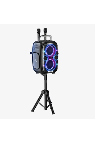 M427 Premium Çift Mikrofonlu 650w Ekstra Bas Bluetooth Hoparlör