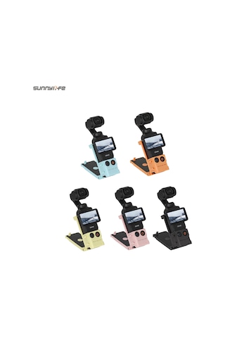 Yaozixa Sunnylife Osmo Pocket3 Manyetik Tutucu 761v2: 1/4" Bağlantı, İki Ayar Çıkışlı Ve Soğuk Ayaklı Dış Mekan Fotoğraf Ekipmanı Mavi