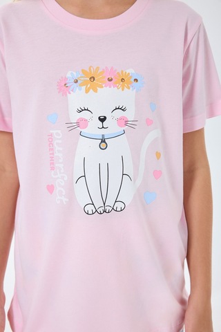 Rolypoly Kız Çocuk Pembe Kapri Takım Rp3783-c-v1