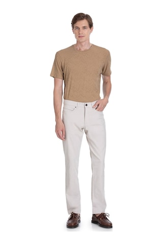 Hatemoğlu Bej Regular Fit Pamuklu 5 Cep Kanvas Pantolon 35339 Bej