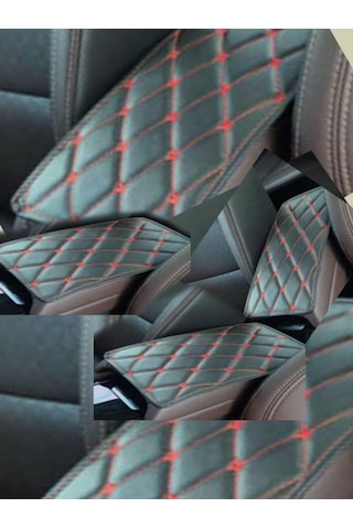 Renault Megane 2 Sw Uyumlu Araç,araba,oto Kolçak Minderi Kırmızı