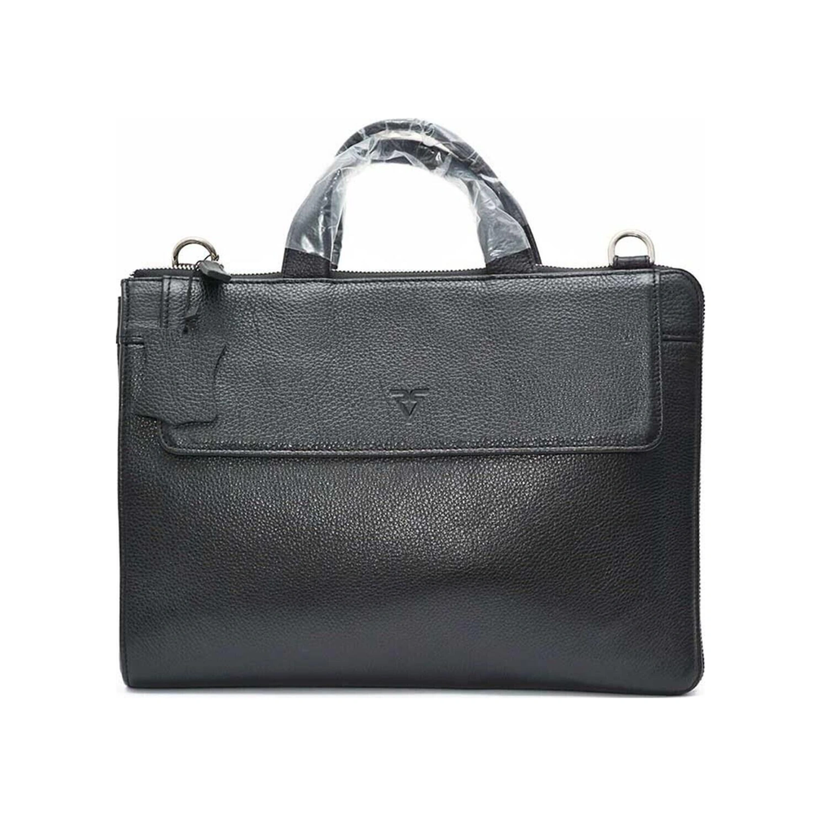 Gerçek Deri Laptop Askılı Evrak Çantası / 9517 Siyah Arsel Parlak -114769 Siyah