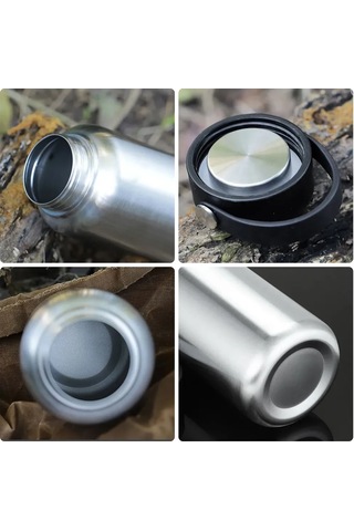 Hfambition Aiseely Paslanmaz Çelik Spor Matarası - 1050 Ml Geniş Ağız, Egzersiz Ve Outdoor Aktiviteler İçin İdeal Çok Renkli