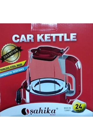 Şahika 24 Volt Oto Su Isıtıcı 750 Ml Gizli Rezistanslı Kettle N11.45