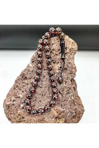 Beyzi Model Nokta Ve Mercan İşlemeli Oltutaşı Tesbih St000150