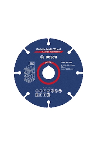 Bosch Expert Carbide Multi Wheel 125 mm, 22,23 mm Kesici Disk