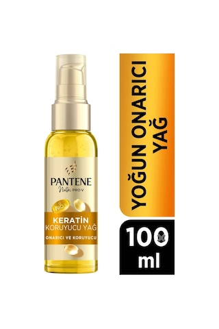Pantene Keratin Özlü Onarıcı E Vitaminli Saç Bakım Yağı 100 ML