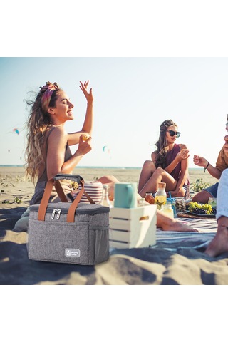 Yalıtımlı Gıda Dağıtım Çantası Su Geçirmez Yalıtımlı Market Depolama Çantası Alışveriş İş Piknik Kamp Isı Yalıtımlı Öğle Yemeği Kutusu Soğutucu Çanta Diğer