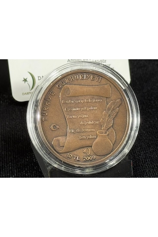Darphane Keloğlan 2009 Hatıra Bronz Para Açık - Koyu Takım Sertifikalı Çil
