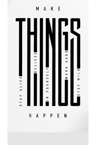 Make Things Happen Ütü İle Uygulanabilen Dtf Tekstil Baskı