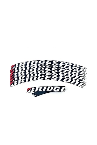 Lastik Yazısı / Araba Lastik Yazısı / Tire Text Bristone 8 Li Set + Yapıştırıcı