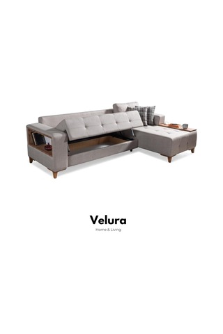 Rengar Pro Yataklı & Bazalı Köşe Takımı Krem