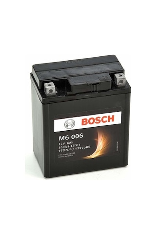 Bosch 6 Amper M6006 Ytx7l-4 Ytx7l-bs Agm Motosiklet Aküsü