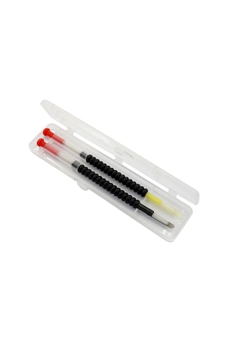 Larva Transfer Kalemi Siyah Yaylı İkili Set 03051