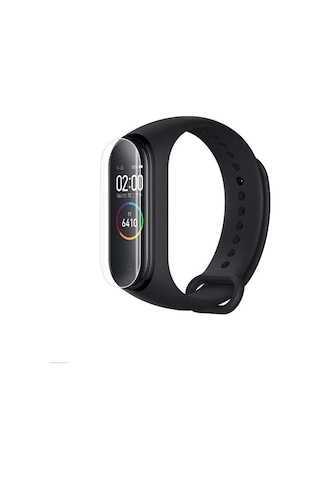 Xiaomi Mi Band 3 4 Full Ekran Nano Saat Koruyucu Narr Tpu-Renksiz